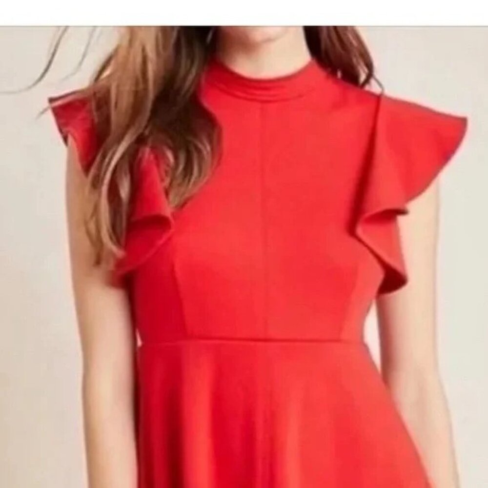 Maeve by Anthropologie Red Dress s - Picture 13 of 13